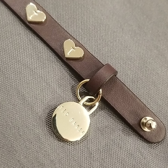 Ted Baker London Jewelry - 💕TED BAKER💕 Hharper Leather Heart Bracelet Brown